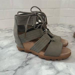 Sorel Joanie II Suede Wedge Sandals
